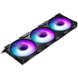 Ventilator M25 Gen2 PWM D-RGB, pachet de 3 - 120 mm, negru
