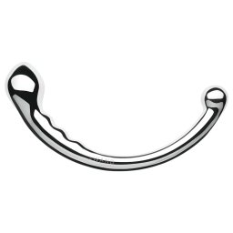 Le Wand - dildo dublu capăt - oțel inoxidabil - argintiu