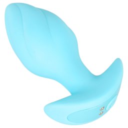 Cuties Mini - plug anal vibrant - silicon albastru