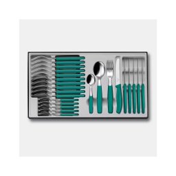 Victorinox - Set de tacâmuri SWISS CLASSIC, 24 piese, turcoaz