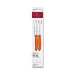 Victorinox - Set 2 cuțite pentru legume SWISS CLASSIC, 11 cm, portocaliu