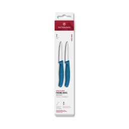 Victorinox - Set de 2 cuțite pentru legume SWISS CLASSIC, 8 cm, albastru