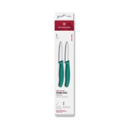 Victorinox - Set de 2 cuțite pentru legume Swiss Classic, 8 cm, turcoaz