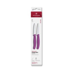 Victorinox - Set de 2 cuțite pentru legume SWISS CLASSIC, lamă 8 cm, mov
