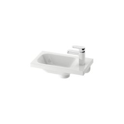 Ravak XJGP1100000 - Lavoar suspendat CHROME, 40x22 cm, marmură turnată, alb