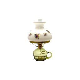 Lampă cu petrol KLÁRA, 34 cm, verde pădure