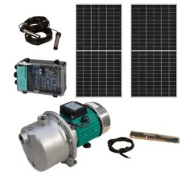 Progarden Pachet TSSGJ3.2-35-48/500 Pompa de suprafata 1", solar, 500W/48V, MPPT, 35m, 3.2mch, inox, apa curata + 2 x SP460M-72H Panou fotovoltaic