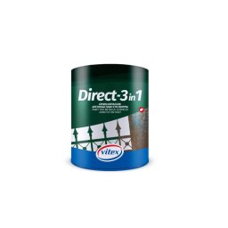 Vopsea email anticoroziva lucioasa VITEX Direct 3 in 1, 10 alb, 750ml