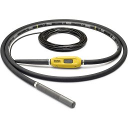 Vibrator pentru beton compatibil cu convertizor Wacker Neuson IE 38/42/5, cap vibrant 38 mm cu ranforsare metalica, lungime furtun 5 m, frecventa 200 Hz