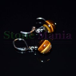 Cercei cu agatatoare ochi de tigru