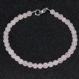 Bratara cuart roz 4mm