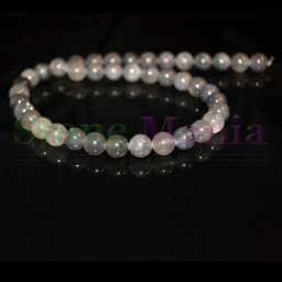 Colier cuart gri sfere 10mm