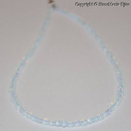 Colier opalit sfere fatetate 4mm