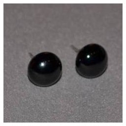 Cercei cu surub onix semisfere 8mm