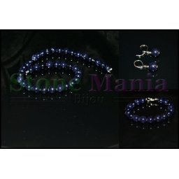 Set piatra soarelui albastra sfere 10mm