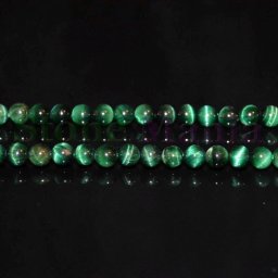 Colier ochi de tigru verde sfere 6mm