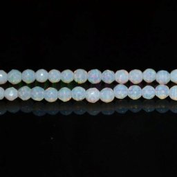 Colier opalit sfere fatetate 6mm