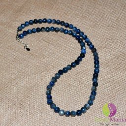Colier kianit sfere 6mm si argint 925
