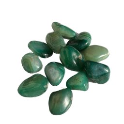 Agat verde rulat 2,5-3,5cm
