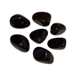 Obsidian negru rulat, 2-3cm