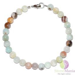 Bratara amazonit mix sfere 6mm