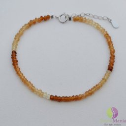 Bratara hessonit discuri 3mm cu argint 925