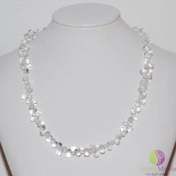 Colier cristal de stanca picaturi 6-7mm