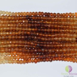 Sirag granat hessonit discuri fatetate 3-4mm, 33cm