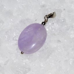 Pandantiv ametist lavanda oval 20mm