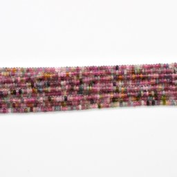 Sirag turmalina multicolor discuri micro fatetate 3,5mm, 38cm