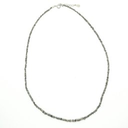 Colier diamant natural gri 2mm si argint 925