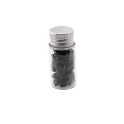 Sticla cu cristale naturale de turmalina neagra, mica - 4cm