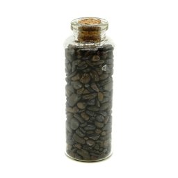 Sticla cu cristale naturale de bronzit, medie - 6cm
