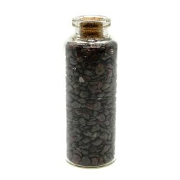 Sticla cu cristale naturale de granat, medie - 6cm