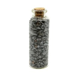 Sticla cu cristale naturale de hematit, medie - 6cm