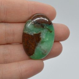 Cabochon crisopraz bio 34x24x7mm A35