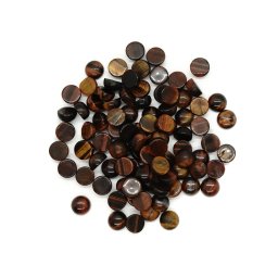 Cabochoane din ochi de taur 8mm