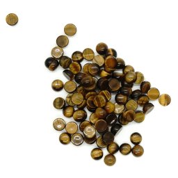 Cabochoane din ochi de tigru 8mm