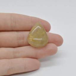 Cabochon Cuart Rutilat 28x21x8mm C1