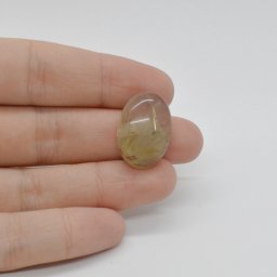 Cabochon Cuart Rutilat 22x15x7mm C25