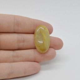 Cabochon Cuart Rutilat 29x16x6mm C28
