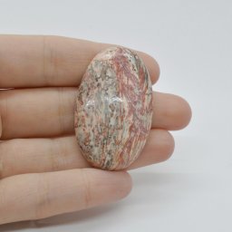 Cabochon Jasp Leopard 2 44x27x7mm C39