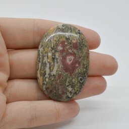 Cabochon Jasp Leopard 2 47x31x5mm C58