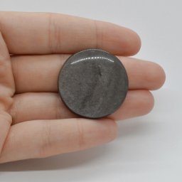 Cabochon Obsidian Silver 31x31x6mm C14