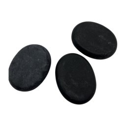 Piatra vulcanica pentru masaj si terapie geotermala (Hot Stone), ovala, 8x6cm