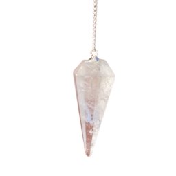 Pendul radiestezie din cristal de stanca, 4cm