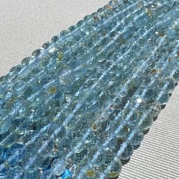 Sirag topaz sfere fatetate manual, 5-6mm, 23cm