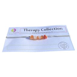 Bratara Therapy carneol cuburi 5mm si argint 925