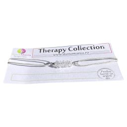 Bratara Therapy cristal de stanca discuri 5-6mm si argint 925