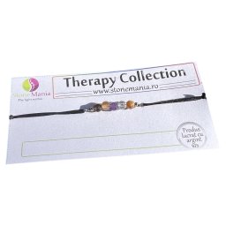 Bratara Therapy pietre mix sfere 4mm si argint 925